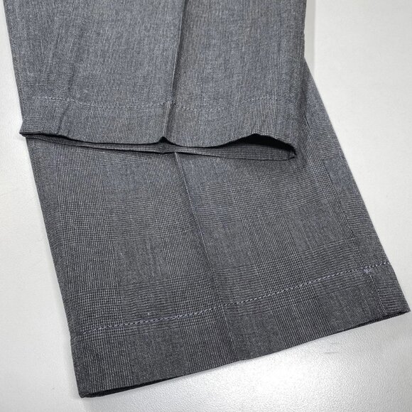 NEW KNICKERBOCKER Men's Preshrunk Cotton Plaid Trousers Size 28 Dark Grey - Picture 8 of 8
